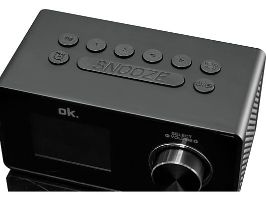 OK OCR 430-B DAB+ - Radio-réveil (FM, DAB+, Noir)