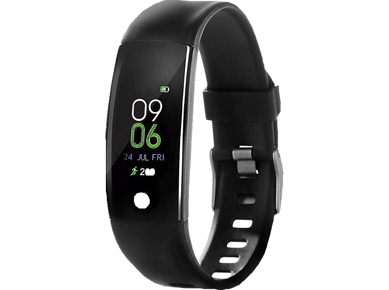 CORN TECHNOLOGY Onestyle C1, Fitness Tracker, Schwarz uni