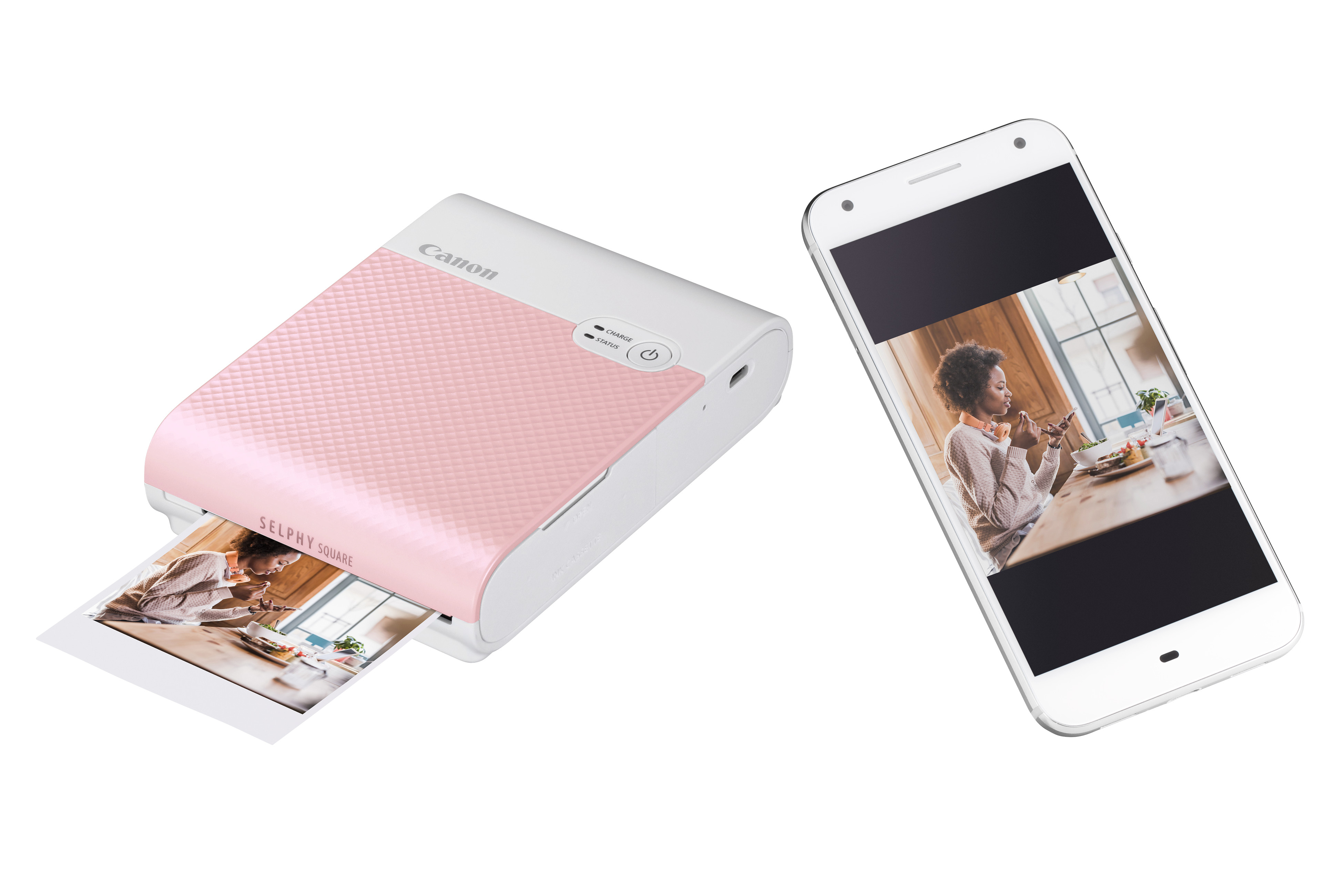 CANON Selphy Square QX10 Fotoğraf Yazıcısı Pembe