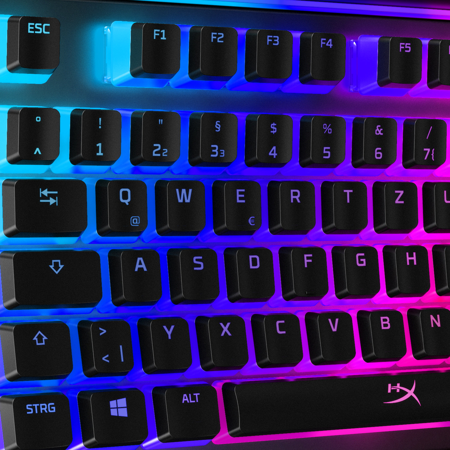 HYPERX Pudding, Tastaturerweiterung, kabelgebunden, Schwarz