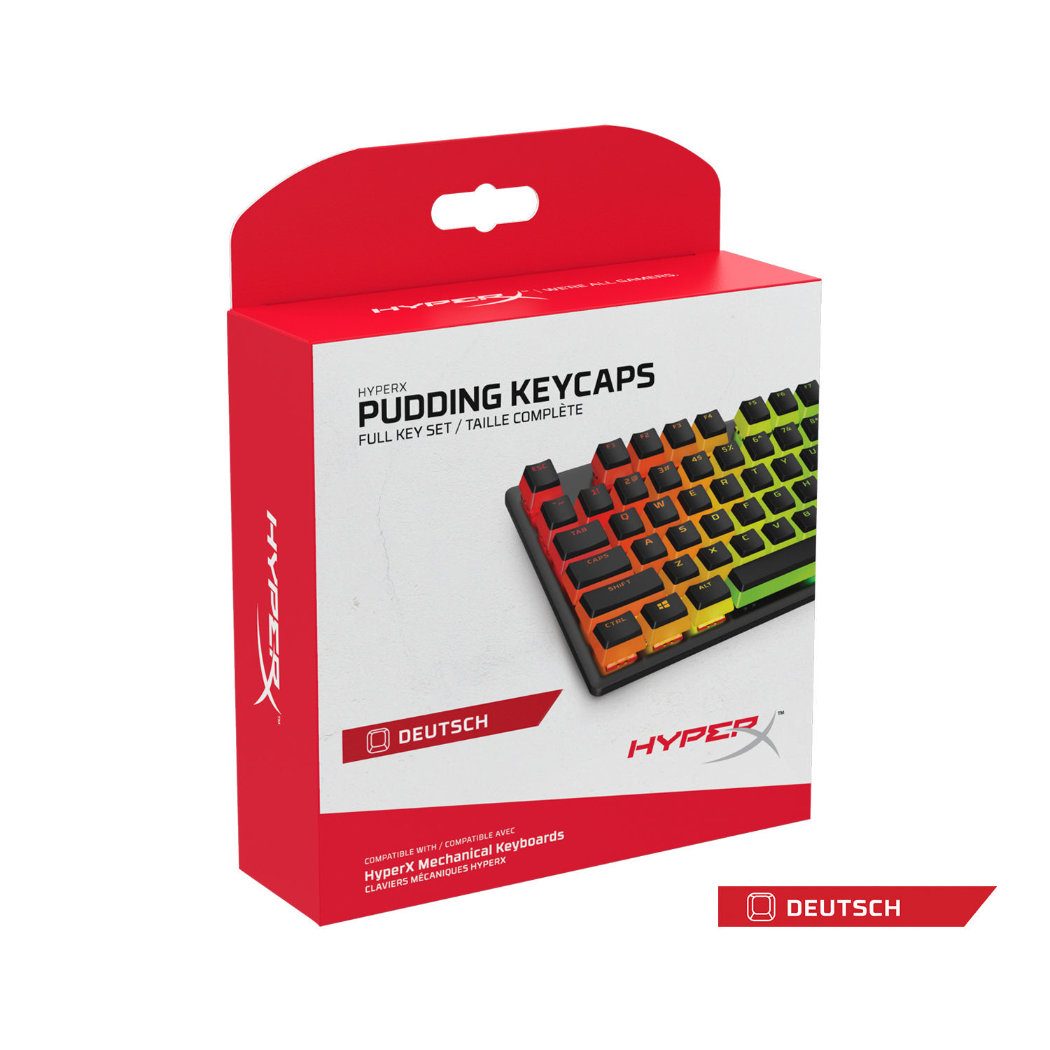 HYPERX Pudding, Tastaturerweiterung, kabelgebunden, Schwarz