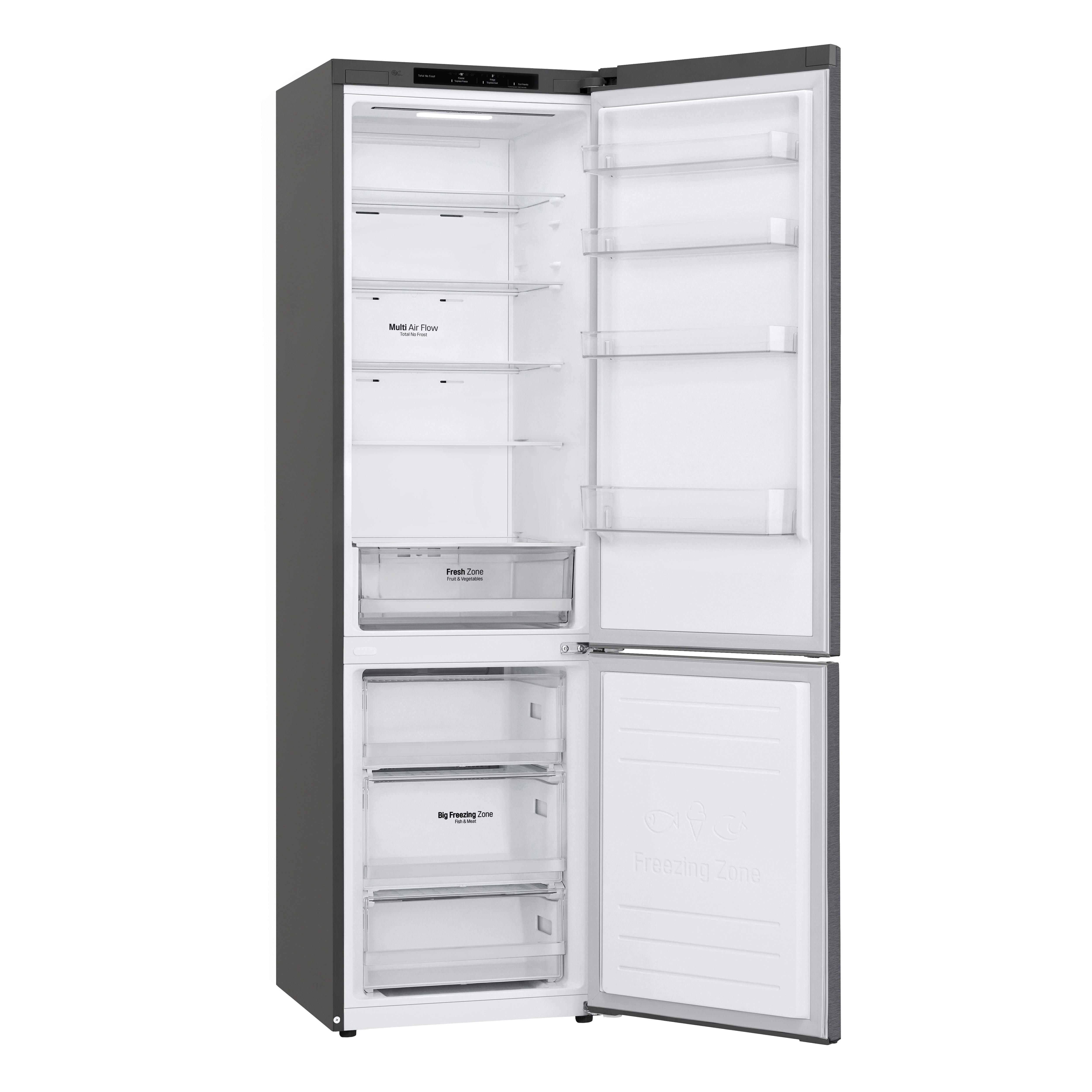 LG GBP32DSLZN Kühlgefrierkombination (E, 384 l, 2030 mm hoch, Dark Graphite)