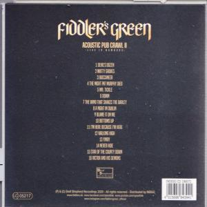 Rückseite eines Albums. Text auf Deutsch. Der Name des Albums steht oben.