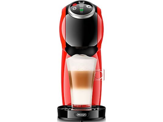 DE-LONGHI Genio S Plus - Machine à capsules (Rouge/Noir)