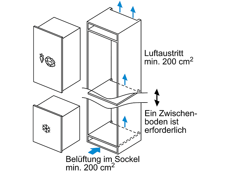 BOSCH GIV11ADC0 Gefrierschrank Serie 6 (C, 70 l, 712 mm hoch)