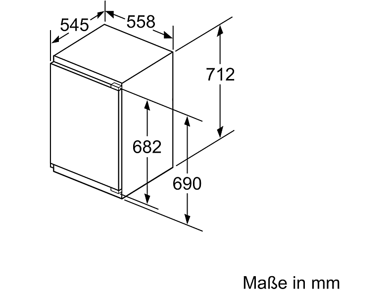 BOSCH GIV11ADC0 Gefrierschrank Serie 6 (C, 70 l, 712 mm hoch)