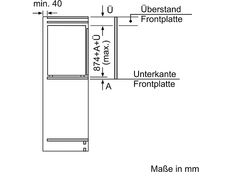 BOSCH GIV21ADD0 Gefrierschrank Serie 6 (D, 95 l, 874 mm hoch)