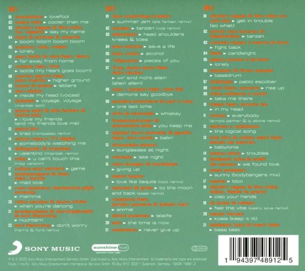 Ein CD-Cover mit Titelliste und mehreren Songtiteln.
