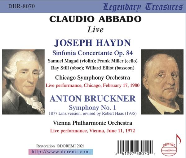 Claudio/chicago So/wiener Philharmoniker Abbado - Claudio Abbado Live  - (CD)