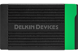 DELKIN DDREADER-54 - CFexpress Lecteur de carte mémoire (Noir/Vert)