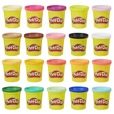 PLAY-DOH Super Farbenset (20er Pack) Spielset, Mehrfarbig