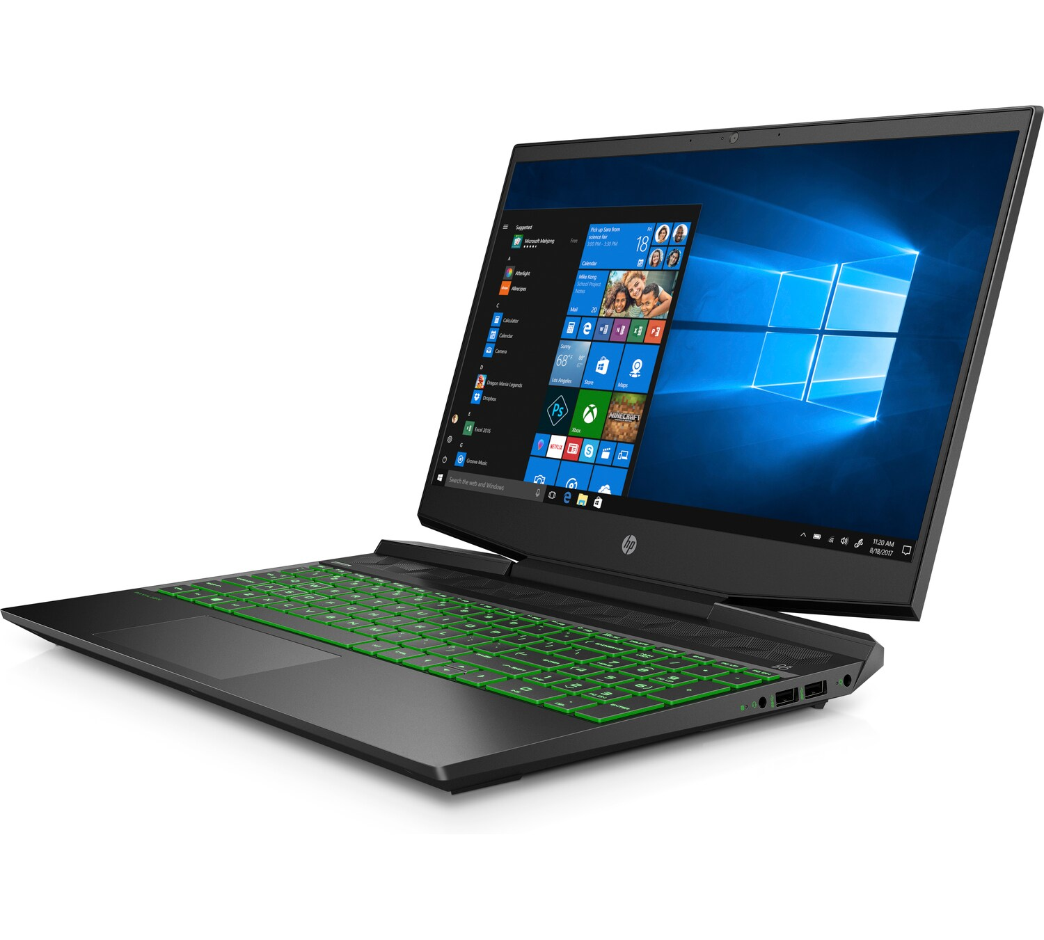 HP 6ZH62EA Pavilion/i5-9300H/16GB/512GB-SSD/GTX1650/15.6" Gaming Laptop Siyah