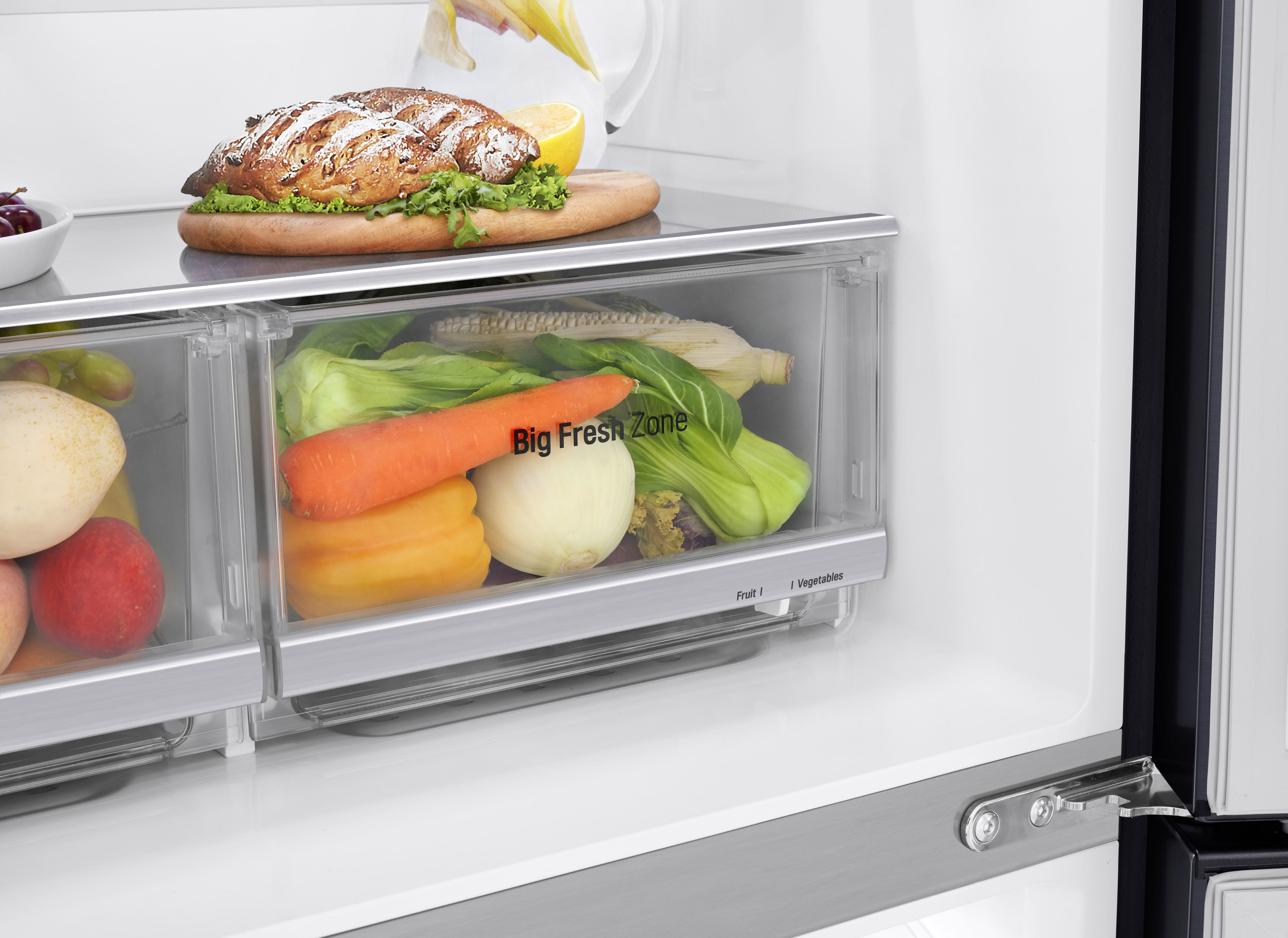 LG GMX844MCKV French Door Kühlgefrierkombination (508 l, F, 1787 mm hoch, Matt Black Stainless)