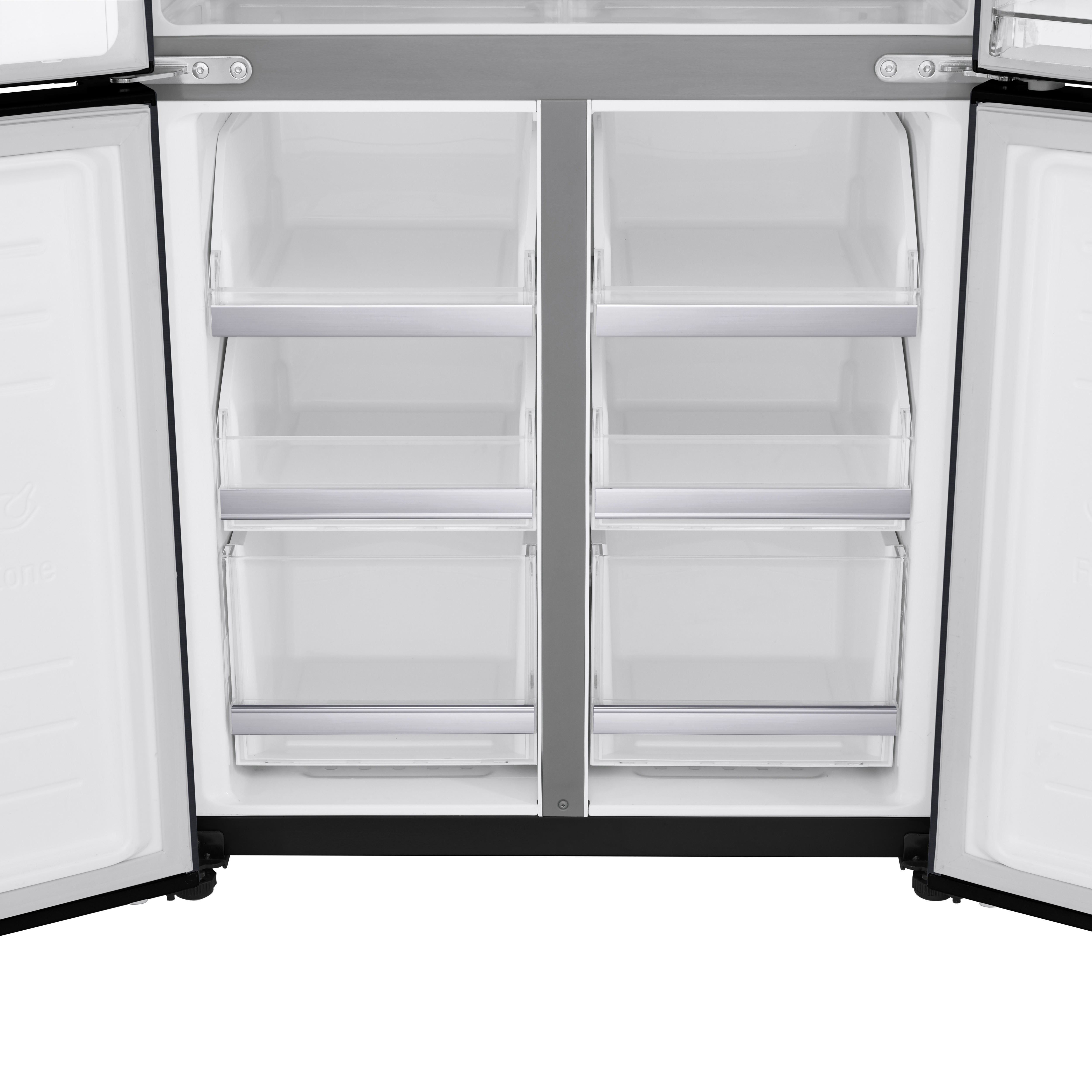 LG GMX844MCKV French Door Kühlgefrierkombination (508 l, F, 1787 mm hoch, Matt Black Stainless)