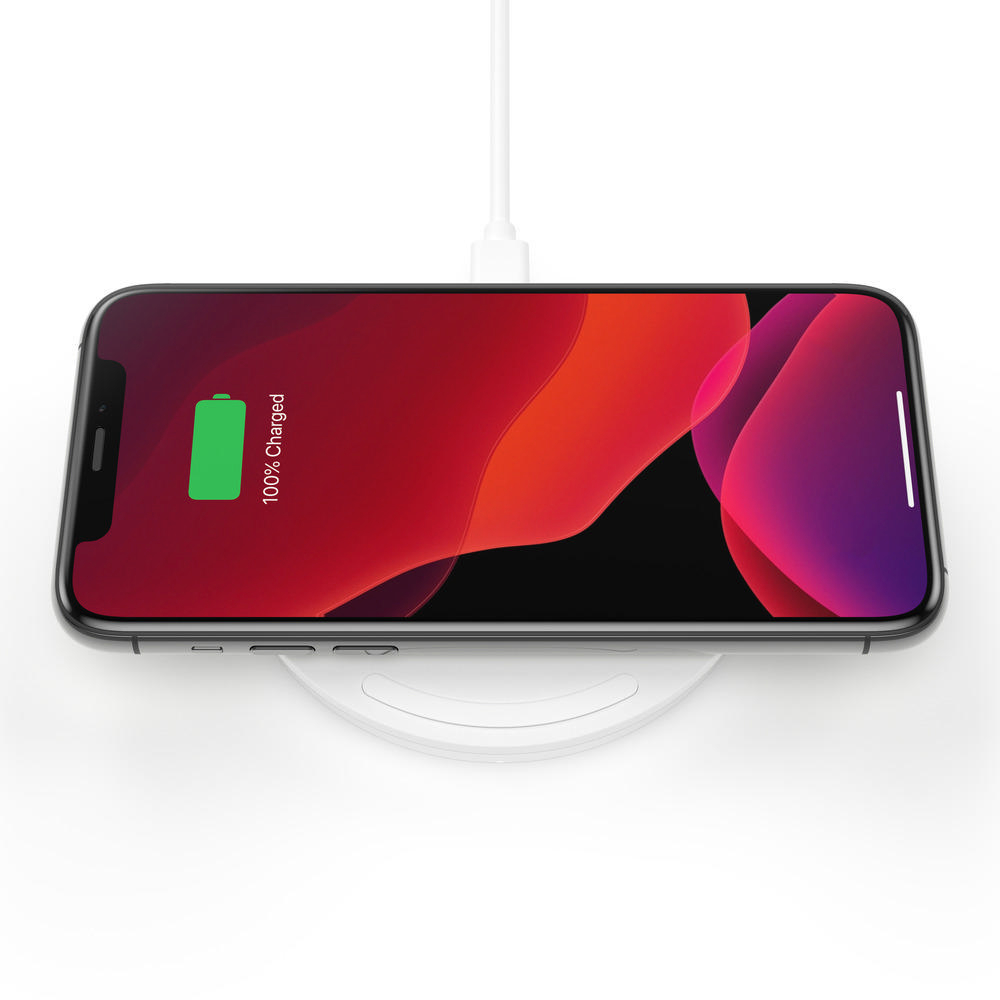 BELKIN WIA001vfWH Wireless Charging Pad universal 10W, Weiß