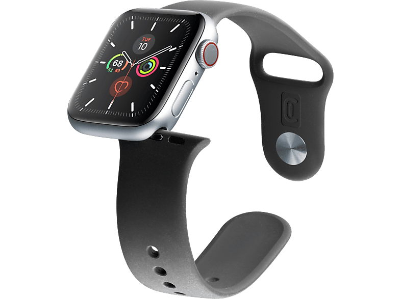 Cellularline Bracelet Pour Apple Watch 42-44 Mm Noir (urbanappwatch4244k)