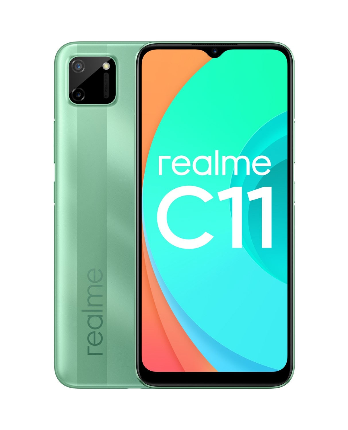 Móvil - realme C11, Verde, 32 GB, 2 GB, 6.52" HD+, MediaTek Helio G35 Gaming, 5000 mAh, Android