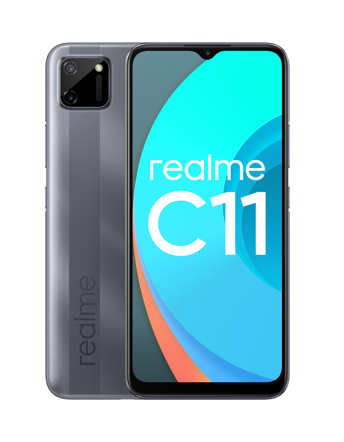 Móvil - realme C11, Gris, 32 GB, 2 GB, 6.52" HD+, MediaTek Helio G35 Gaming, 5000 mAh, iOS