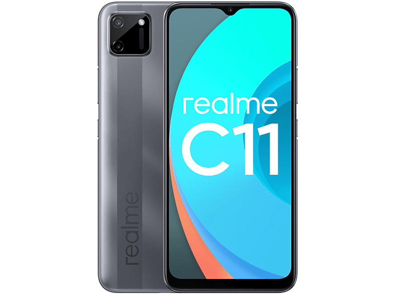 Móvil - realme C11, Gris, 32 GB, 2 GB, 6.52" HD+, MediaTek Helio G35 Gaming, 5000 mAh, iOS