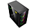 FRISBY/GAMEMAX Draco XD 650W 80+ 4 X ARGB Fan Bilgisayar Kasası Siyah