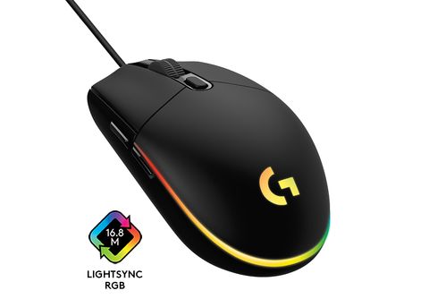 LOGITECH G203 LIGHTSYNC Gaming Maus, Schwarz PC Mäuse | MediaMarkt