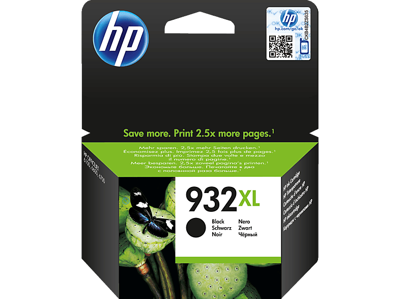 HP Schwarz (CN053AE) Tintenpatrone 932XL