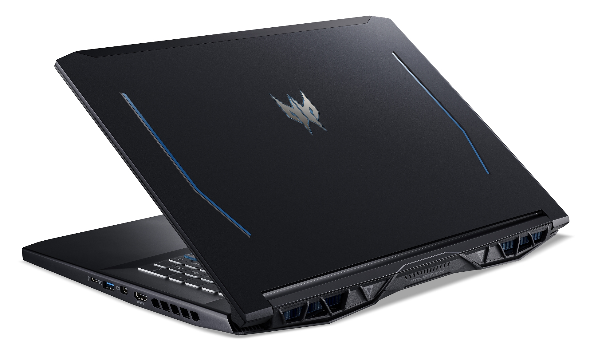 RTX 240 Tastaturbeleuchtung, Zoll mit Schwarz/Blau RAM, & Predator Notebook SSD, i7 GeForce Gaming TB Display 16 Core™ Hz RGB 17,3 Display, 2070, (PH317-54-77ZZ) Prozessor, Helios ACER 1 GB 300 Intel®