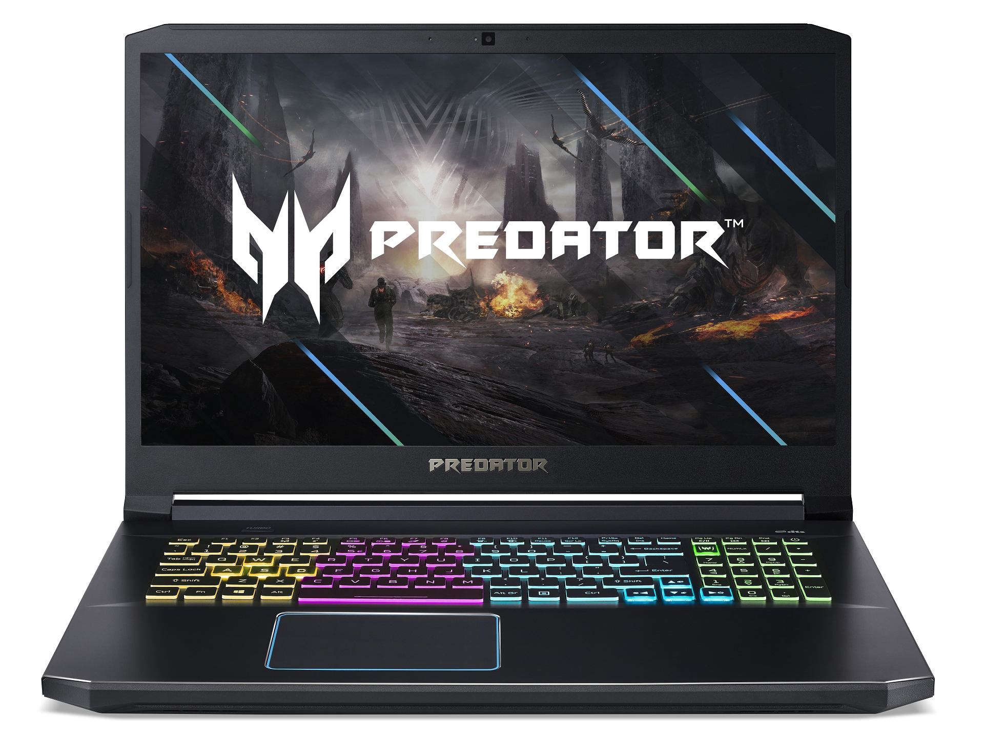 RTX 240 Tastaturbeleuchtung, Zoll mit Schwarz/Blau RAM, & Predator Notebook SSD, i7 GeForce Gaming TB Display 16 Core™ Hz RGB 17,3 Display, 2070, (PH317-54-77ZZ) Prozessor, Helios ACER 1 GB 300 Intel®