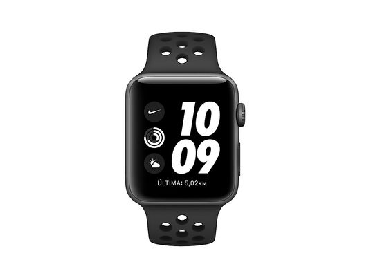 Apple Watch Nike Series 3 GPS, 42 mm, OLED, 8 GB, WiFi, Antracita/Negro