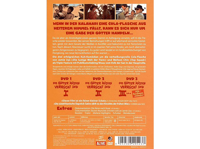 Thumbnail - Die Götter müssen verrückt sein I-III (Triple Feature) DVD