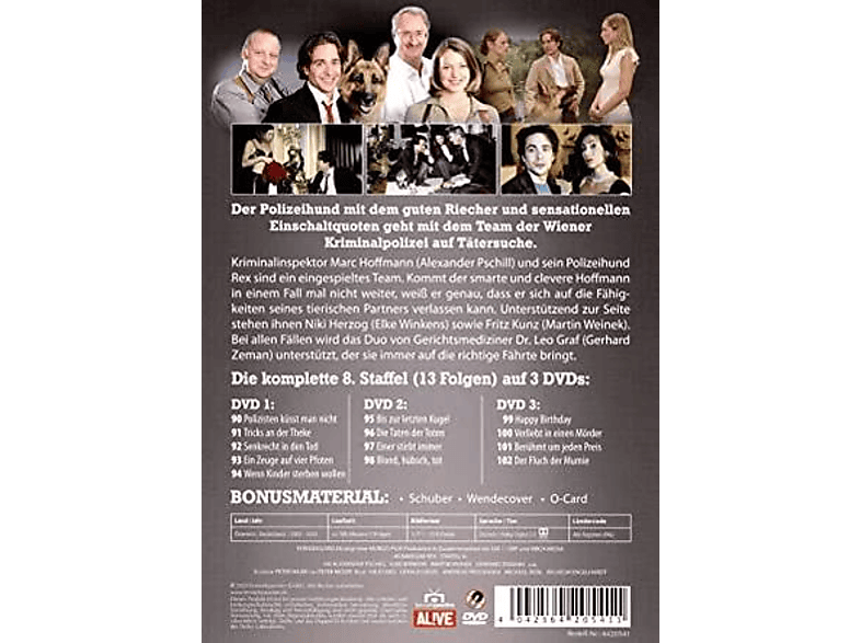 Thumbnail - Kommissar Rex-Die komplette 8.Staffel DVD