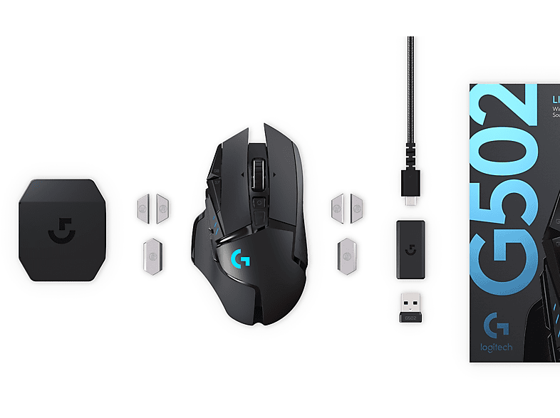 LOGITECH G G502 LIGHTSPEED 25600 DPI Yüksek Performanslı Kablosuz Oyuncu Mouse - Siyah_4