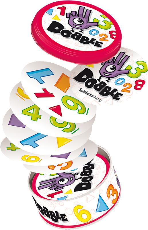 ZYGOMATIC Dobble 1, 2, 3 Gesellschaftsspiel Mehrfarbig