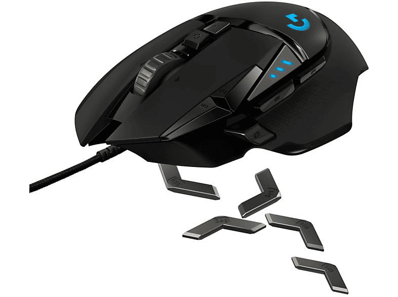 LOGITECH G G502 Hero Lightsync 25600 DPI Yüksek Performanslı Kablolu Oyuncu Mouse - Siyah_1