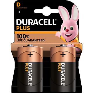 DURACELL D-batterijen Alcalines Plus Pack 2 (5000394141988)