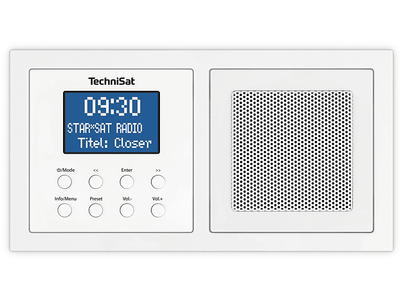 Technisat Einbauradio Digitradio UP 1, weiß