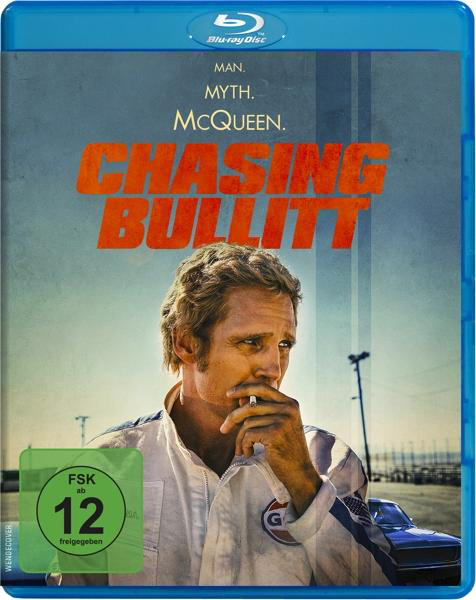 Filmcover mit einem rauchenden Mann. Text: CHASING BULLITT.