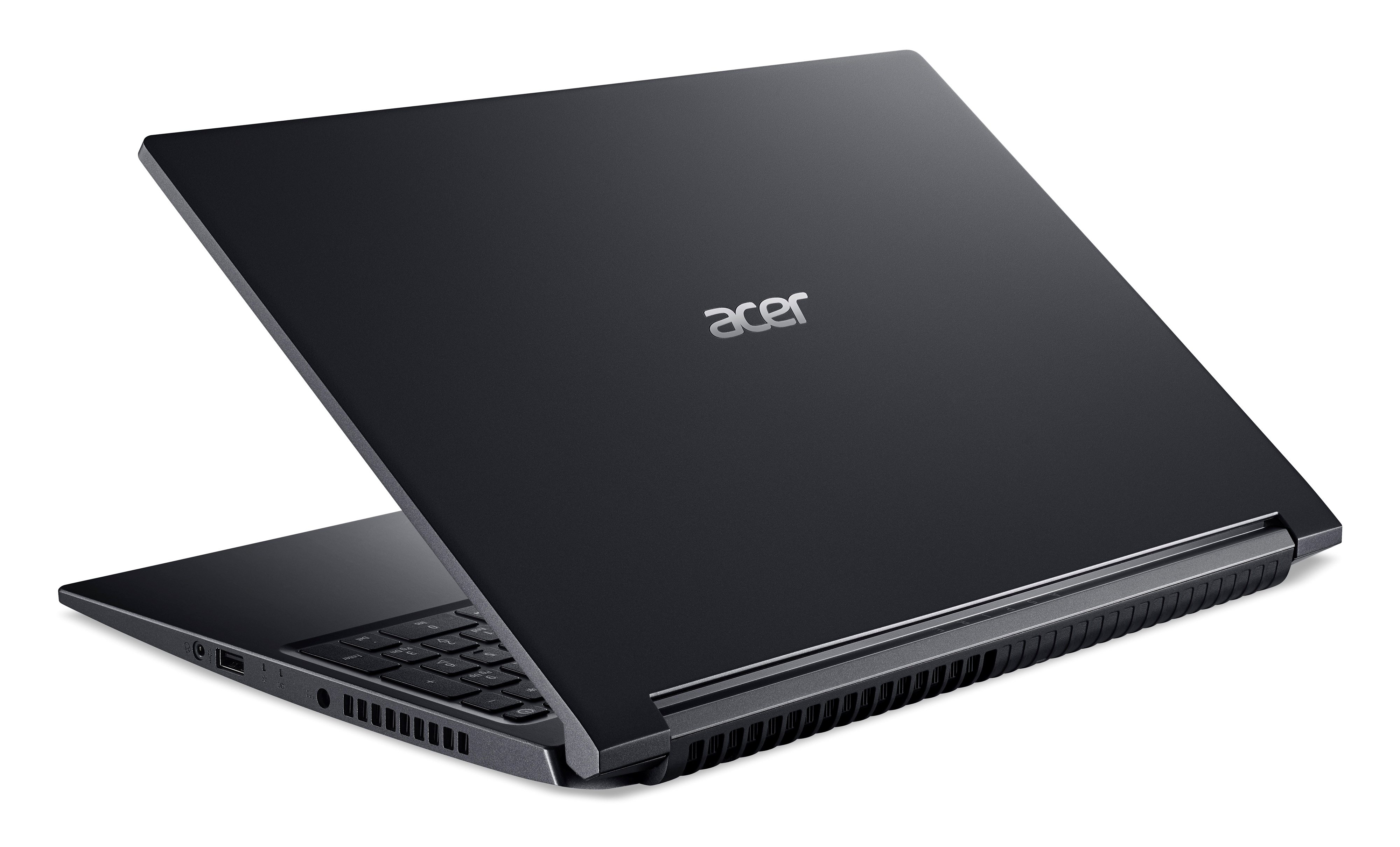 Prozessor, GTX 1650, Display, Black Aspire 7 GeForce 8 GB GB Intel® 15,6 mit Tastaturbeleuchtung, SSD, Notebook i5 512 ACER (A715-75G-58WE) Core™ Charcoal RAM, Zoll