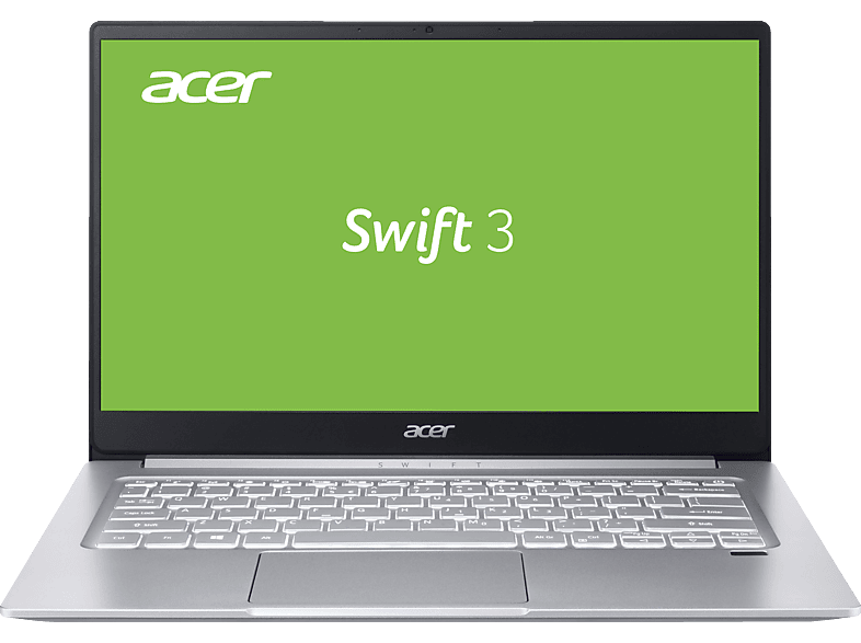 ACER Swift 3 (SF314-42-R2VH) Tastaturbeleuchtung, Notebook, mit 14 Zoll Display, AMD Ryzen™ 5 Prozessor, 8 GB RAM, 1 TB SSD, AMD, Radeon™ Onboard Graphics, Aluminium/Pure Silver Windows 10 Home (64 Bit)