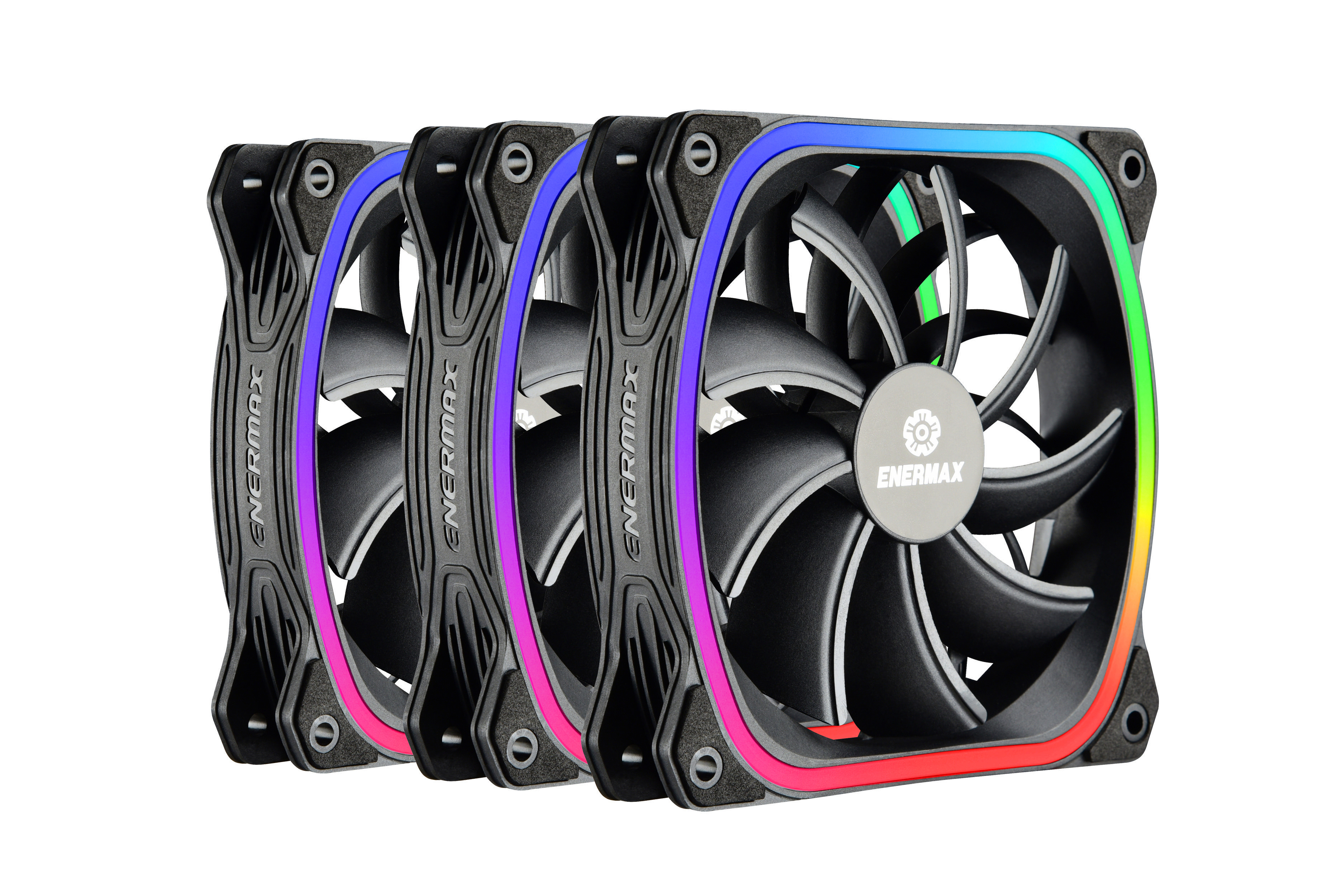 ENERMAX SquA RGB 120 mm ARGB 3er Pack Gehäuselüfter