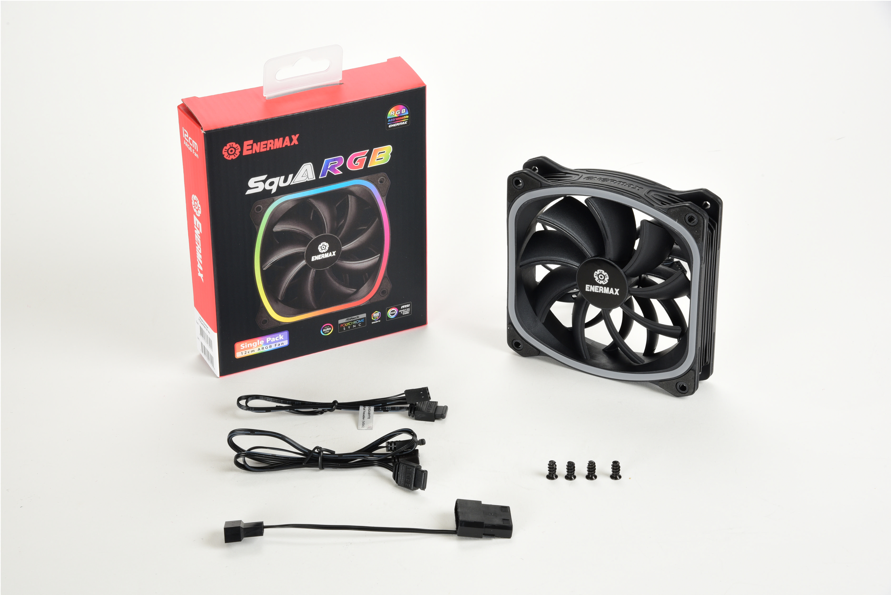ENERMAX SquA RGB 120 mm ARGB Gehäuselüfter