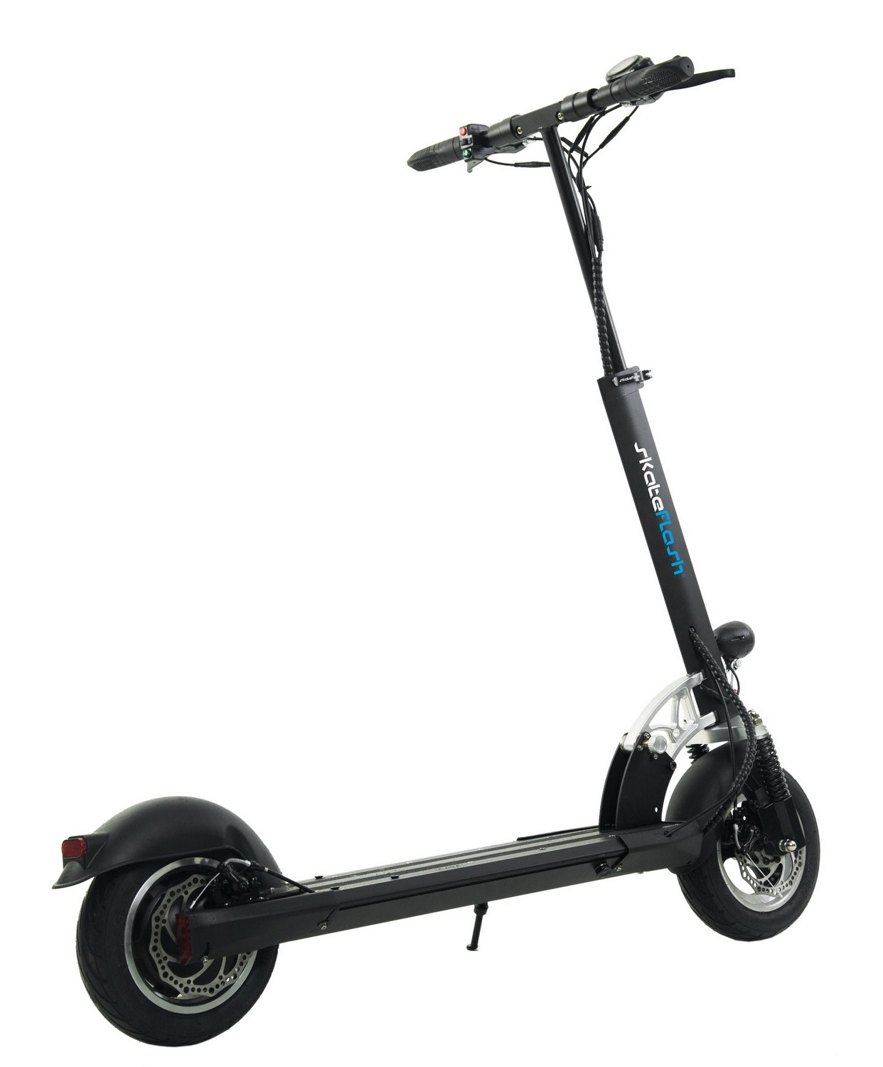 Patinete eléctrico  - Skateflash SKURBAN 4.0, Autonomía 40 km, Plegable,  Negro