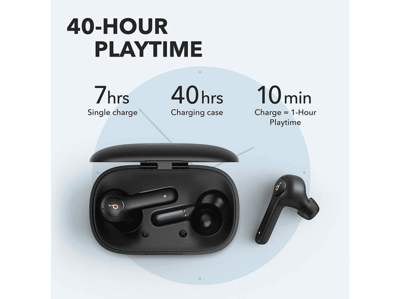 anker soundcore life p2 tws bluetooth kulak ici kulaklik siyah