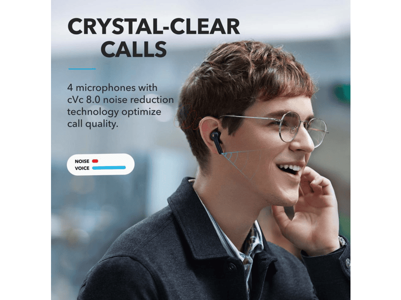 anker soundcore life p2 tws bluetooth kulak ici kulaklik siyah