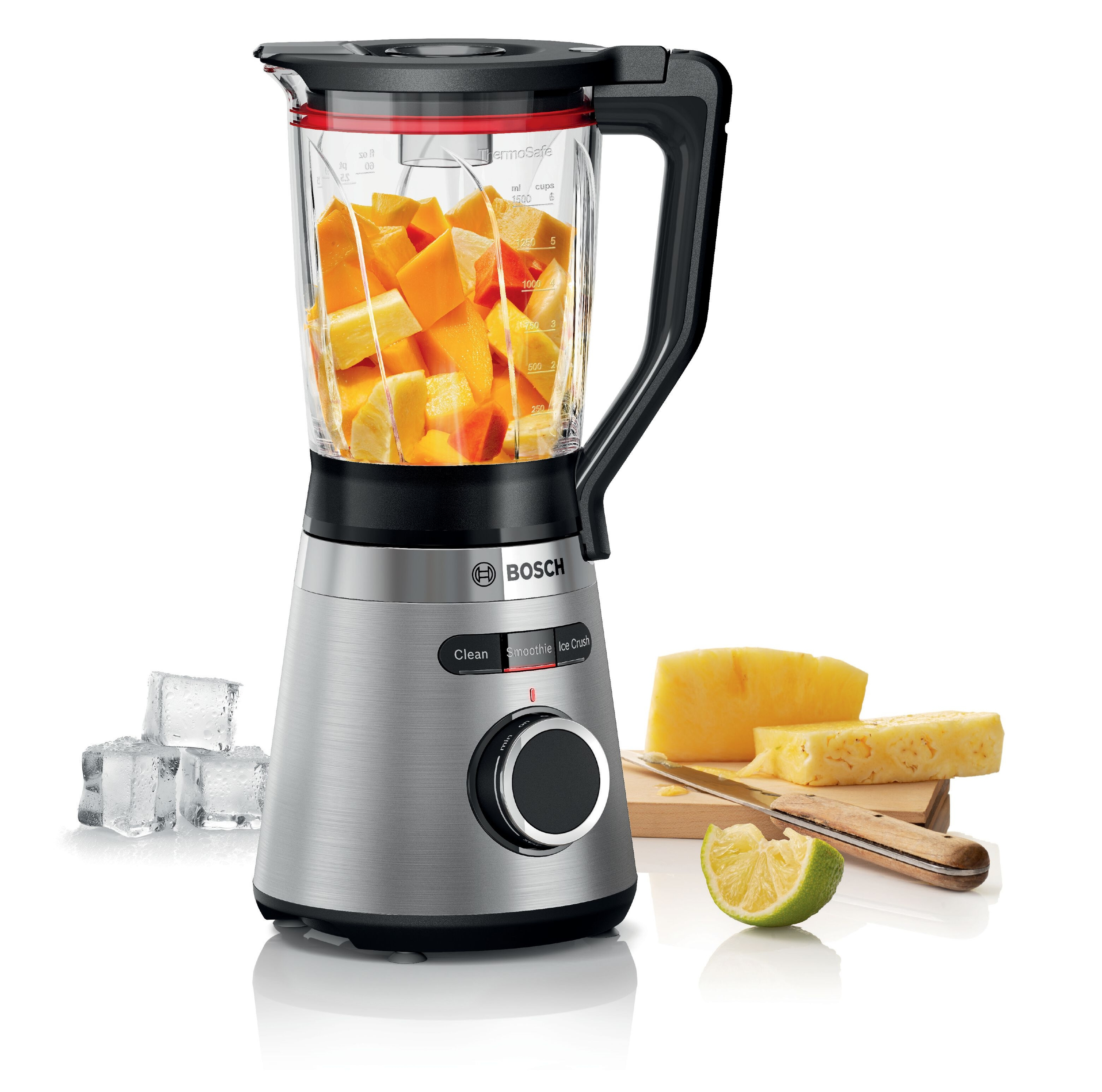 BOSCH MMB6382M Standmixer Silber/Schwarz (1200 Watt, 1.5 l)