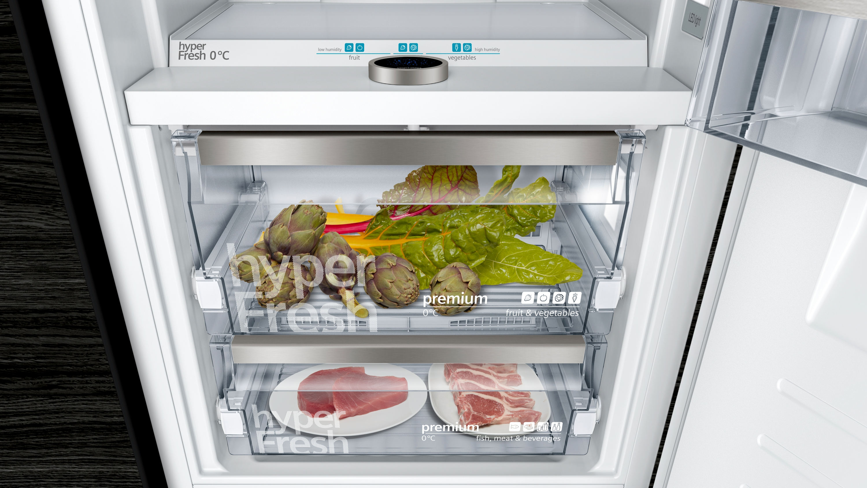 SIEMENS KI84FPDD0 iQ700 Kühlgefrierkombination (D, 259 l, 1772 mm hoch, Weiß)