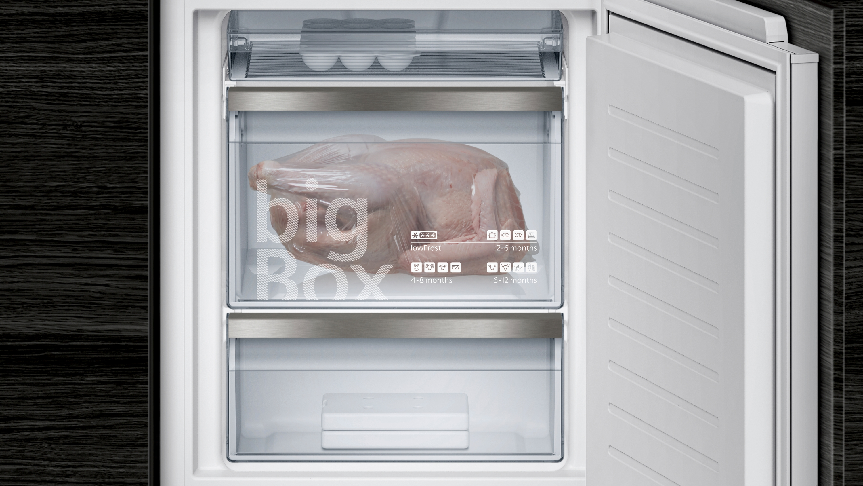 SIEMENS KI84FPDD0 iQ700 Kühlgefrierkombination (D, 259 l, 1772 mm hoch, Weiß)