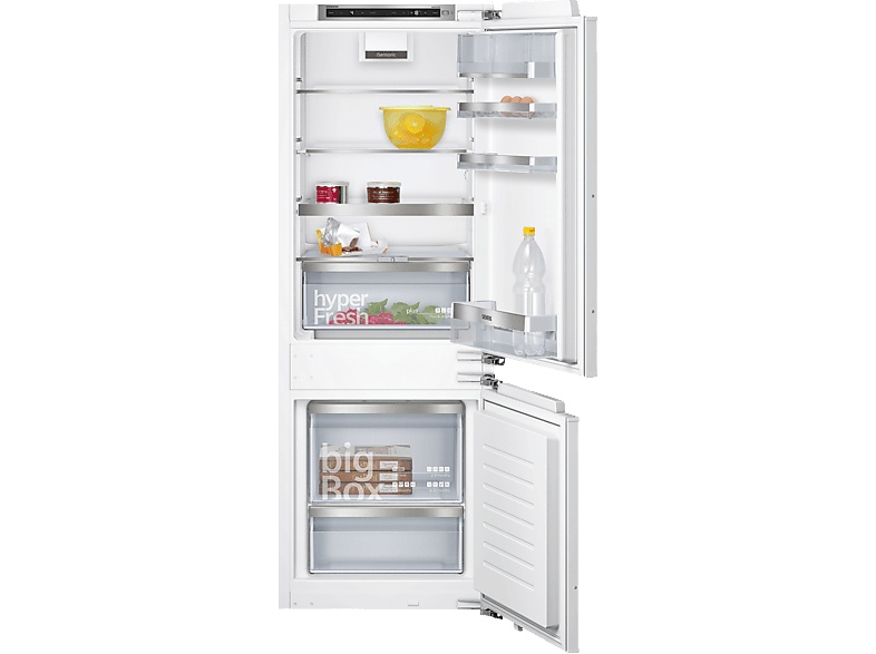 SIEMENS KI77SADD0 iQ500 Kühlgefrierkombination (D, 237 l, 1578 mm hoch, Weiß)