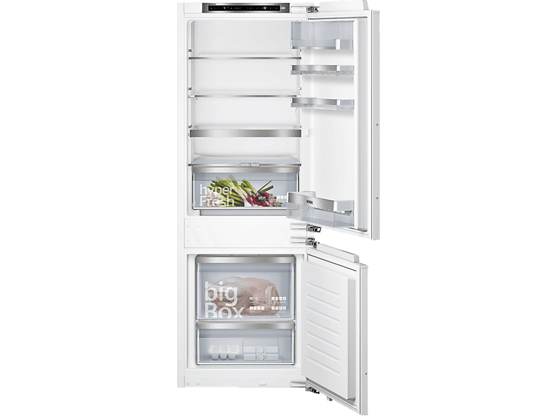 SIEMENS KI77SADE0 iQ500 Kühlgefrierkombination (E, 231 l, 1578 mm hoch, Weiß)