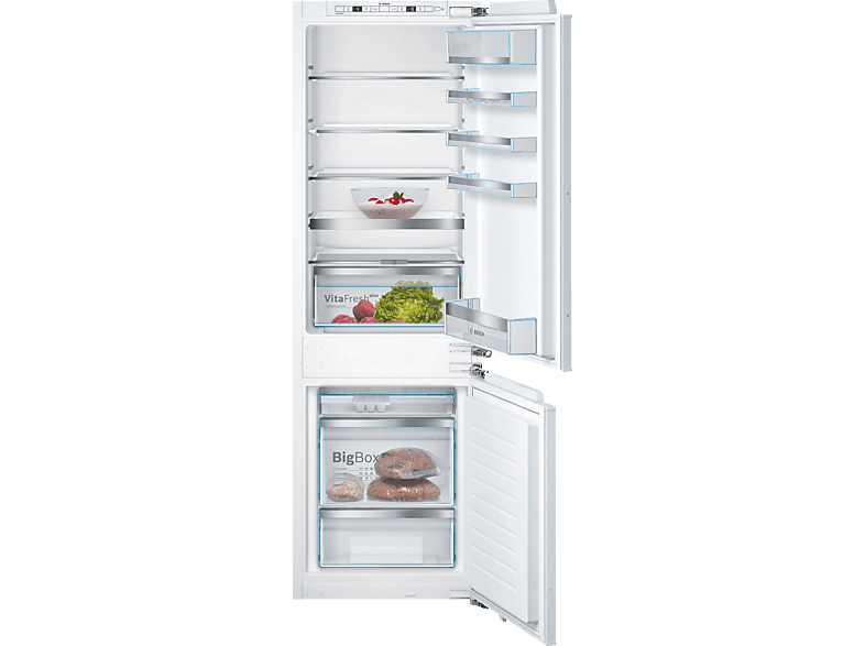 BOSCH KIS86AFE0 Serie 6 Kühlgefrierkombination (E, 272 l, 1772 mm hoch, Weiß)